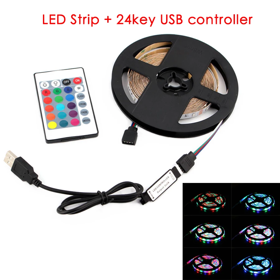 led strip +24key usb controller