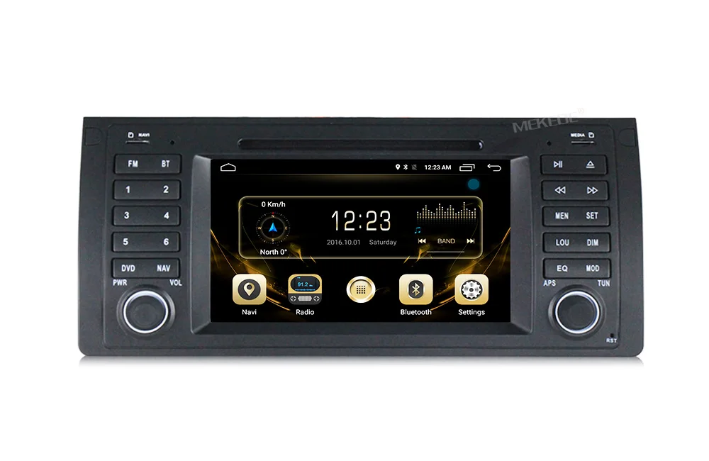 Discount MEKEDE Android car dvd multimedia player for BMW 3series E39 E53 X5 M5 with 4G lte wifi 2G RAM 16G ROM GPS radio free shipping 30