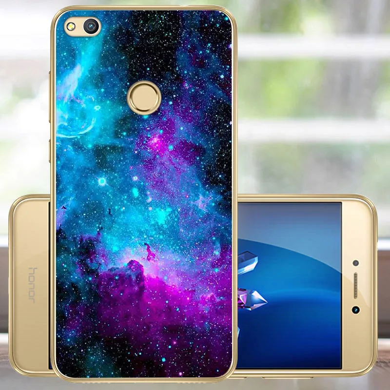 5,2 ''Fundas Huawei P8 P9 Lite 2017 cubierta de la caja de silicona suave Huawei Honor 8 Lite caso TPU de protección p9 lite GR3 2017