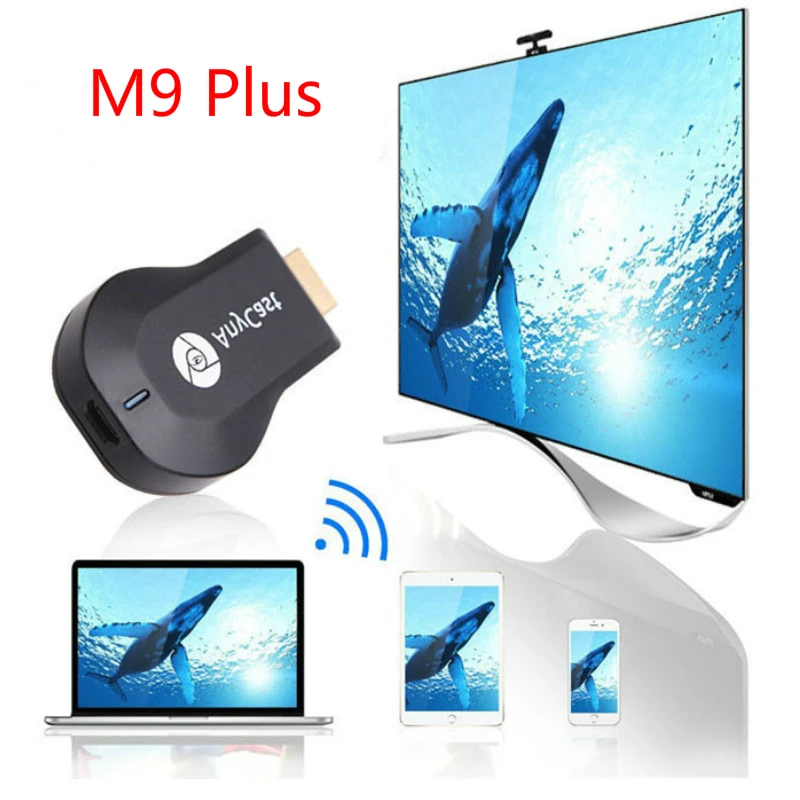 AnyCast M9 plus tv Stick 1080P miracast Airplay HD 1080P Беспроводной Wi-Fi дисплей приемник ключ HDMI tv Stick