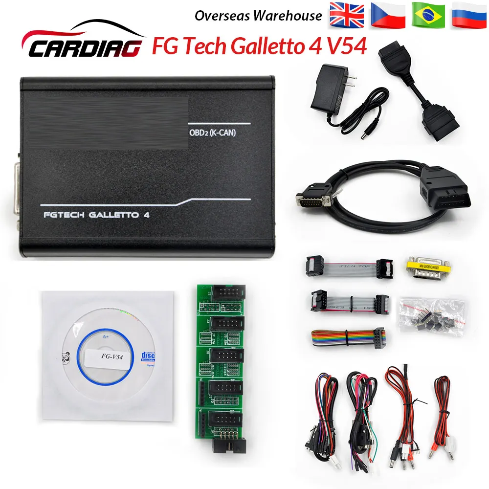 Fgtech Galletto V54 мастер Fgtech 0475 0386 Galletto V54 VD300 Поддержка BDM KESS KTAG без ограничений obd2 автомобильный ЭБУ чип инструмент для тюнинга