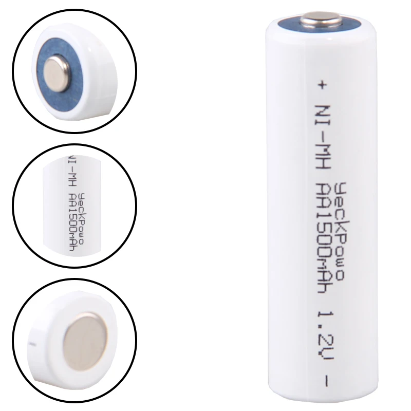 Самая низкая цена 9 шт AA батареи 1 2 v перезаряжаемые 1500mAh nimh для