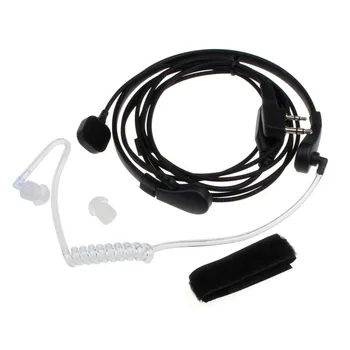 

High Quality Throat Mic Earpiece Headset with Microphone PTT for Baofeng UV5R UV3R BF-888 BF-999 #ET1