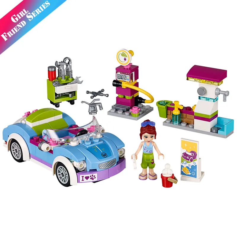 

10544 Legoing Friends Princess Car Series Blocks Brick Mia Roadster Building Block Bricks Bela Toys For Children Legoings 41091