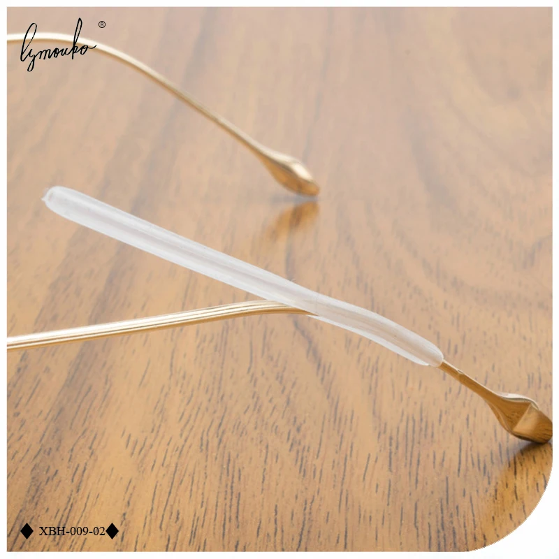 Glasses Anti Slip Sleeve Lymouko Metal Glasses Thin Leg Anti Slip Slim Hole Eyeglass Round Holder Sleeve Soft Silicone Prevent Allergies Ear Hooks