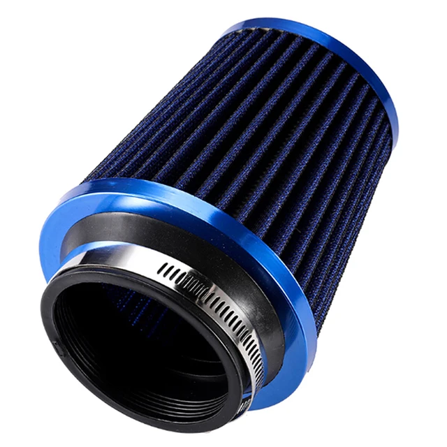 Universal 1Pc 76mm Automobile Cone Shaped High Flow Cold Air Intake