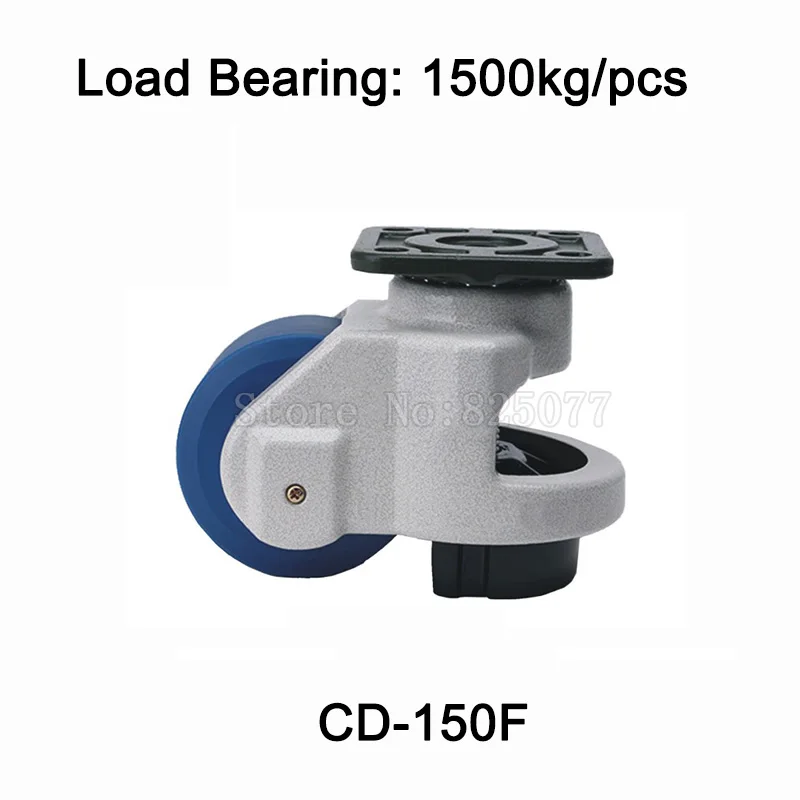 4PCS CD 150F Level Adjustment Nylon Wheel and Aluminum Pad Leveling