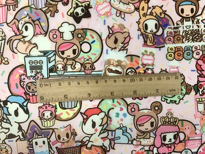 145*90 см My Melody Pochacco Микки 210D Оксфорд водонепроницаемое полотно из полиэстера для лоскутных ПВХ DIY швейная скатерть сумка плащ