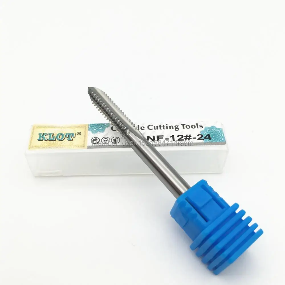 

KLOT Solid Carbide Thread Plug Tap 1/4"-20UNC 1/4"-28UNF