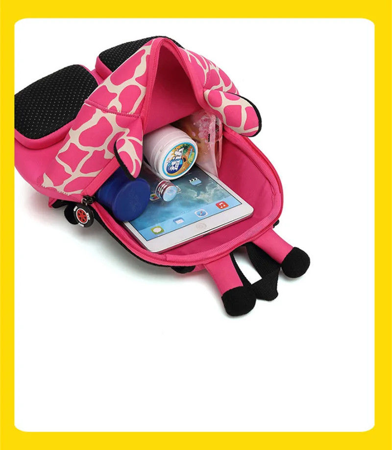 Дети 3D животных рюкзаки для маленьких девочек мальчиков сумка для малыша дети мультфильм олень Bookbag игрушки для детского сада подарки