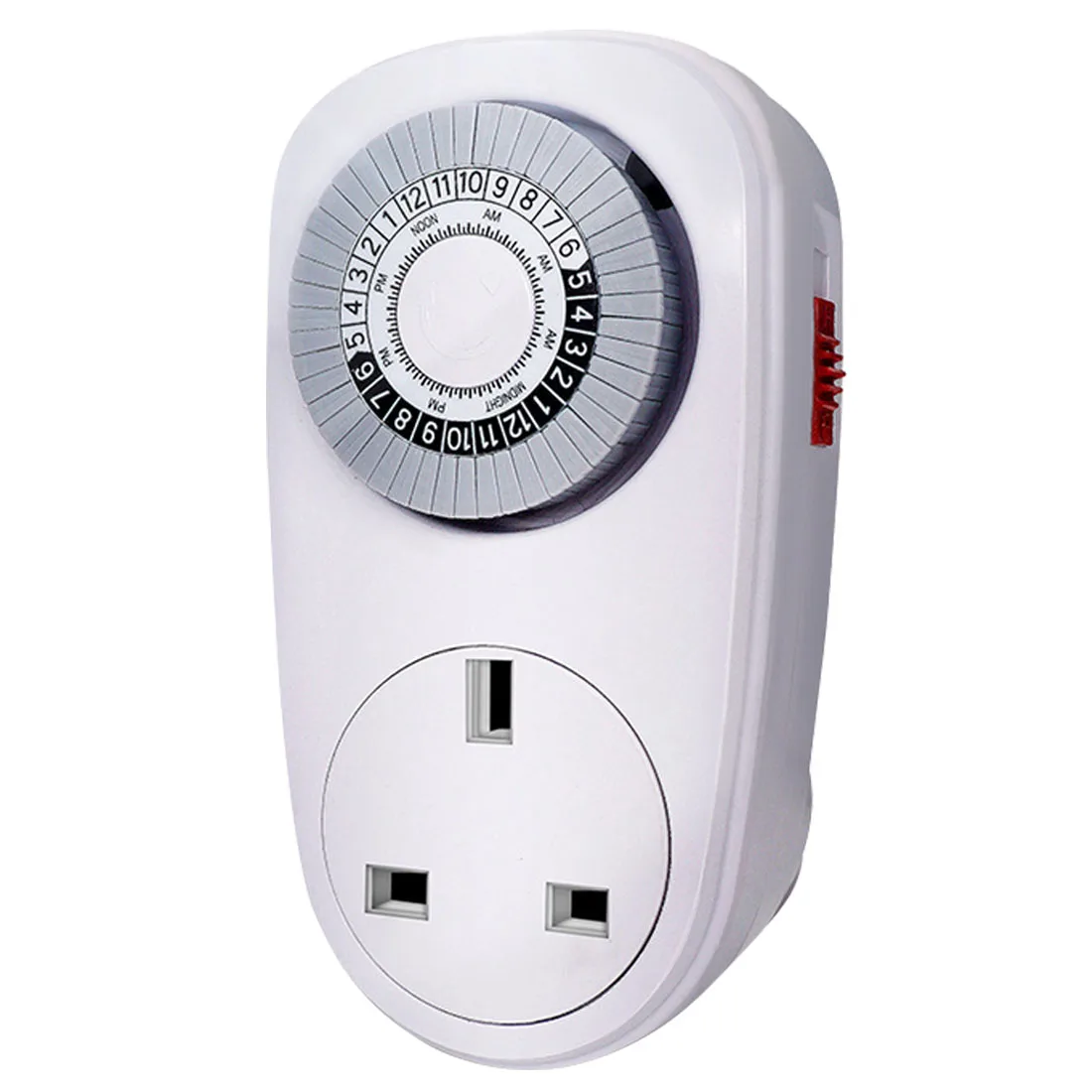 

Mini Timer Switch Programmable Mechanical 250V Energy Saver 24 Hours EU/US/UK Plug