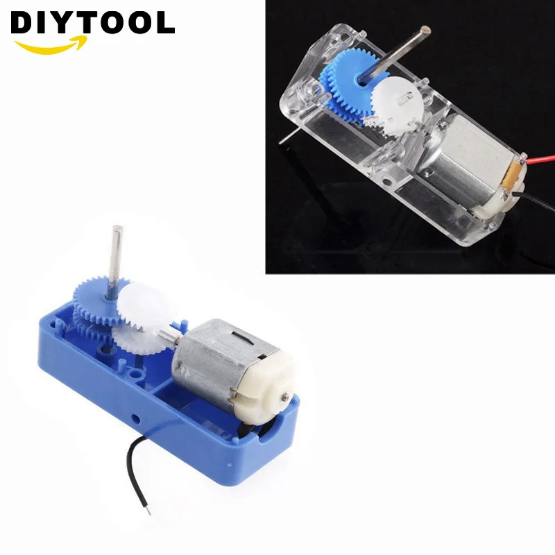 

DC1.5-6V 1:94 Mini Electric Reduction Box DC Gear Motor Biaxial Output for DIY Robot Car Engine Toys Parts