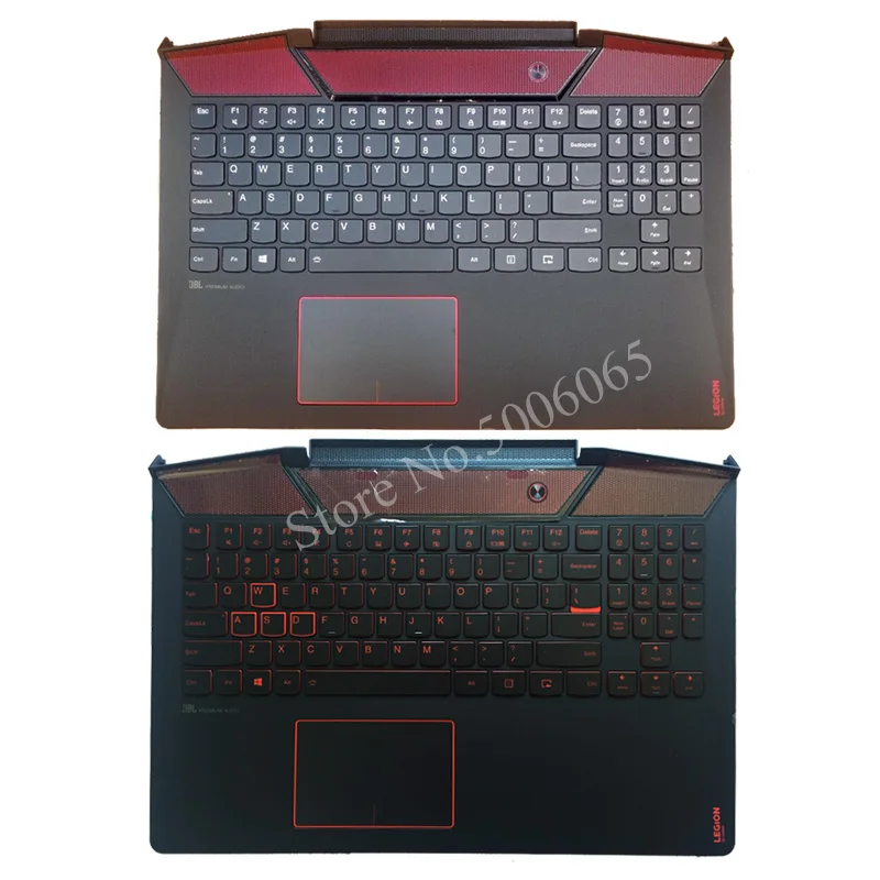 Новая клавиатура для ноутбука США для LENOVO LEGION Y720 Y720-15 Y720-15IKB Клавиатура США с крышкой для рук