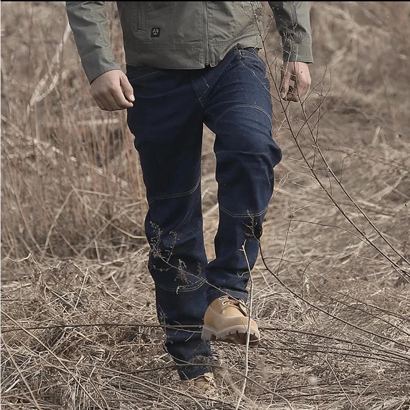Men Spring Elastic Tactical Training Jeans Pants Male Outdoor Camping  Hiking Trekking Fishing Hunting Overalls Cargo Trousers|Hiking Pants| -  AliExpress