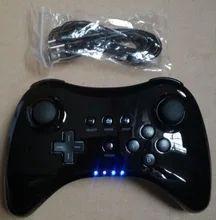 Black Classic Dual Analog Wireless Bluetooth Remote U Pro Game Controller Gamepad for Nintendo wii-u