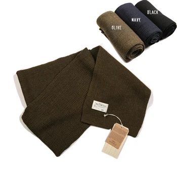 

NON STOCK USN Woolen Scarves Winter Men's Military Wool Shawl Wrap Navy Olive