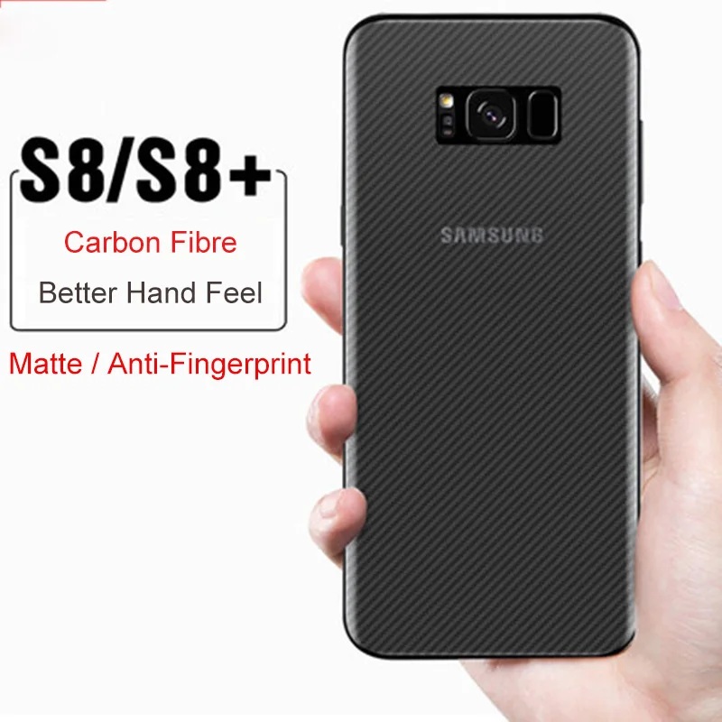 10 упаковок 3D Матовая защитная задняя пленка из углеродного волокна для Samsung Galaxy S9