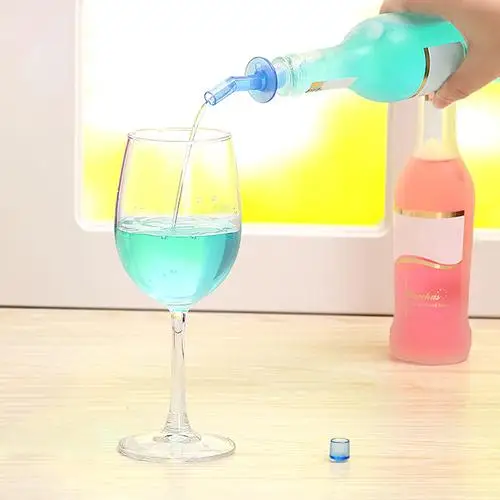 Бутылка с выливной Носик Пробка 4 шт Pourer Pour Spout пробка ликер оливковое Вино