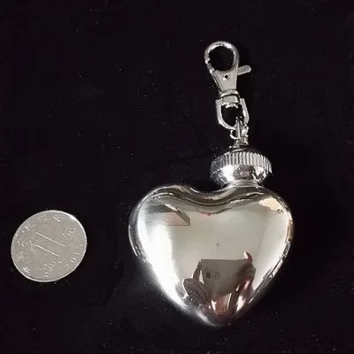 Creative Mini 1 oz 304 Stainless steel wine pot with Liquor Bottle free delivery JJ Mirror heart shape | Дом и сад