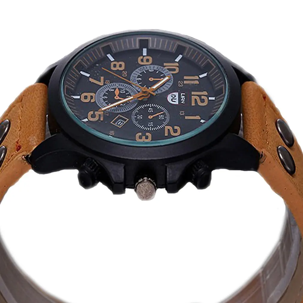 Мужские часы модные часы для мужчин Топ бренд класса люкс мужские спортивные часы кожаные повседневные часы reloj hombre erkek kol saati