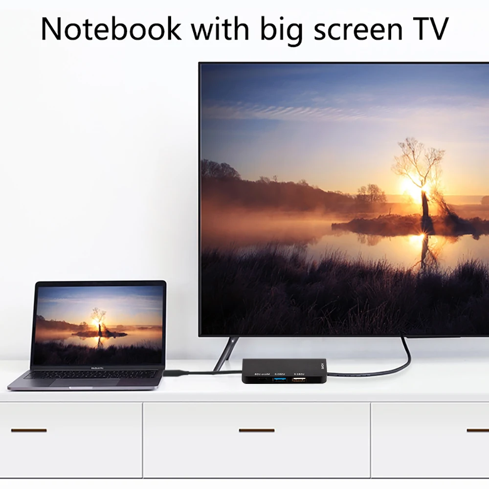 Разветвитель KEBIDU с 4 портами usb 3 0 2 type c для клавиатуры принтера телефона жесткого