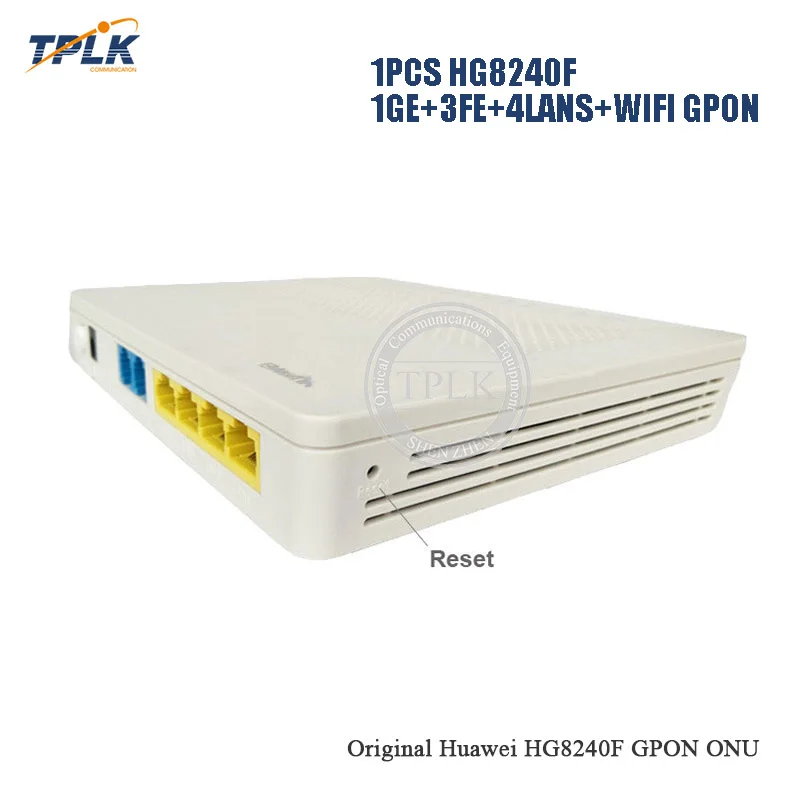 Горячие HW HG8240F с 1GE+ 3FE+ 4LANS+ wifi или 4FE+ 4LANS+ wifi GPON/EPON ONU/ONT английская прошивка FTTH FTTB FTTX сетевой маршрутизатор - Цвет: 1GE 3FE 4LANS WIFI G