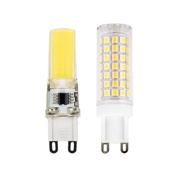 

G9 LED Lamp Bulb No Flicker 2W 4W 6W 8W 220V Ceramic Bulb SMD2835/COB 3W Light Replace Halogen Chandelier Warm White Cold White