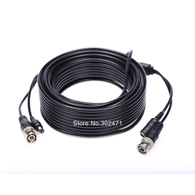 BNC и 5,5 мм DC кабель питания для систем видеонаблюдения CCTV видео Мощность BNC кабель камеры безопасности