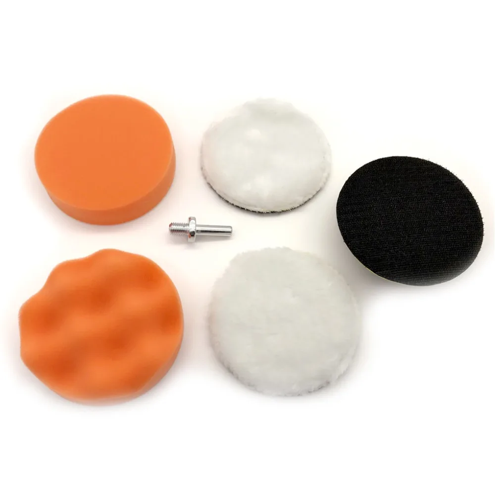 

6Pcs Buffing Pad Set 4 inch Polishing Pad Kit for Power Tools Accessories