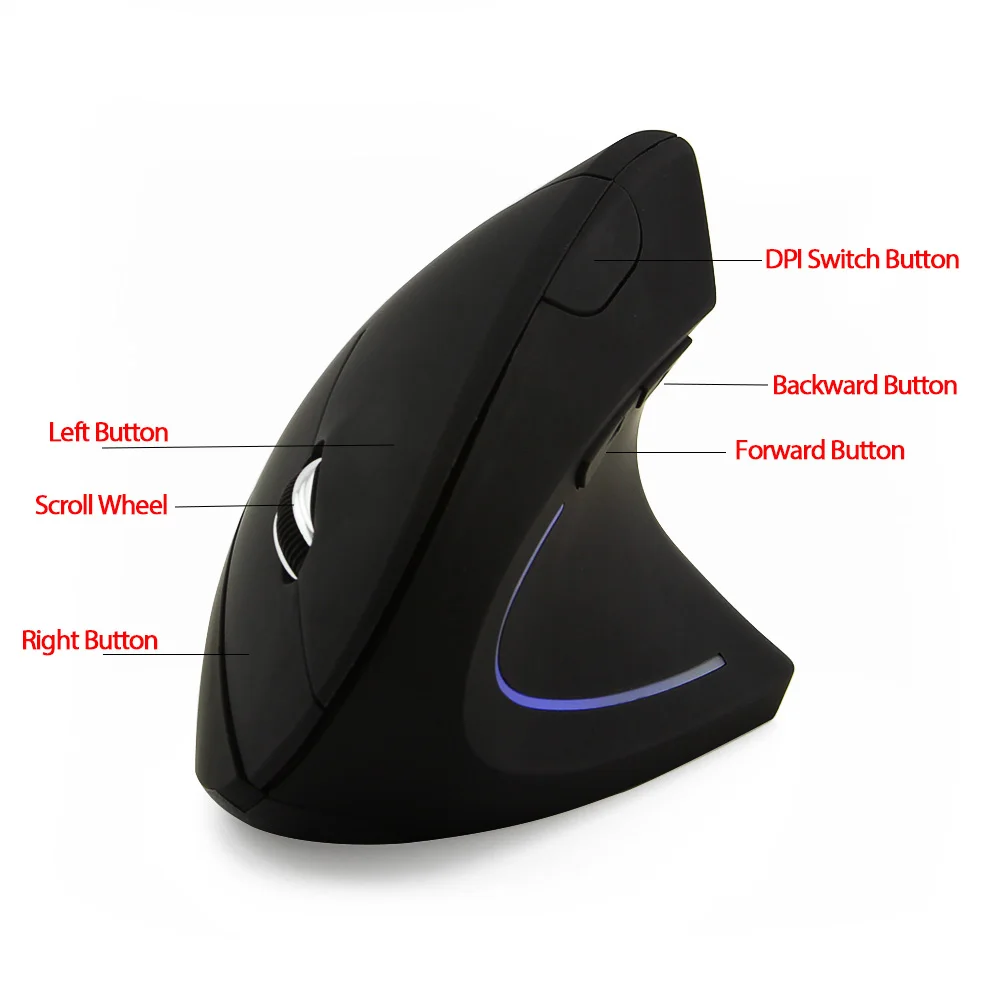 Buy Online Ergonomic Vertical Mouse Wireless Right/Left Handed Wrist