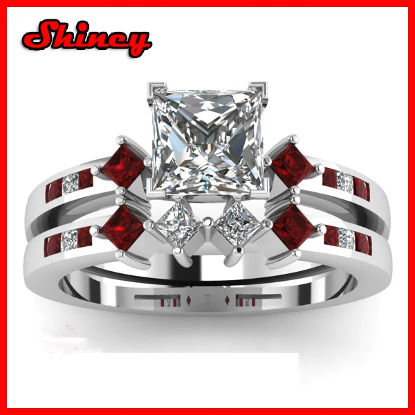 Free Shipping High Quality 2017 Micro Pave Aaa Cubic Zirconia Accent Free Shipping High Quality 2017 Micro Pave Aaa Cubic Zirconia Accent Princess Cut Rose Gold Plating Wedding Ring 925 Silver In Rings From Jewelry