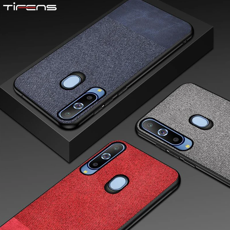

Cloth Texture Case For Samsung Galaxy A8s A9 A7 A6 J8 J6 J4 Plus 2018 Fabric Cover For Galaxy a6plus j4plus Soft TPU Phone Coque