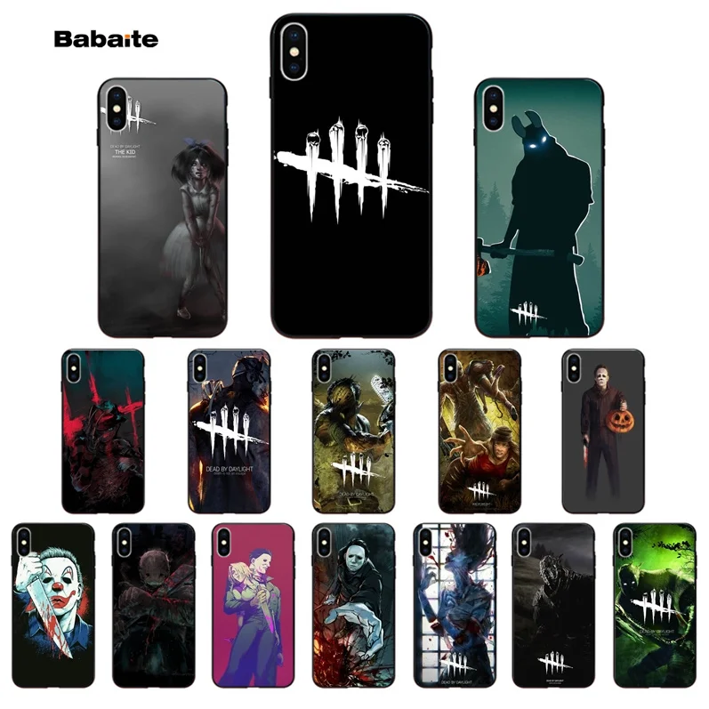Мягкий силиконовый черный чехол для телефона Babaite Dead by Daylight Apple iPhone 8 7 6 6S Plus X XS MAX 5 5S