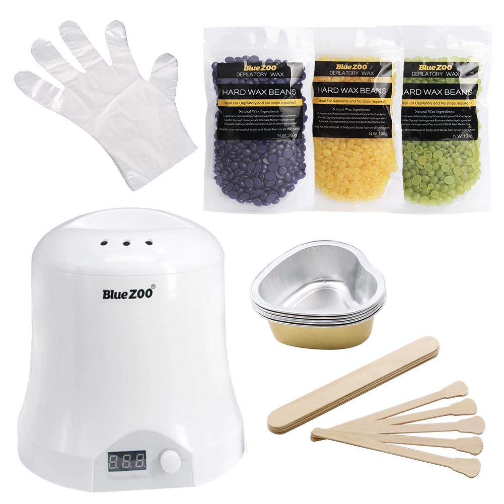 

Depilation Wax Beans No Strip Depilatory Home And Beauty Tools Hair Remover Wax Heater Waxing Kit Hair Removal Set With Tools