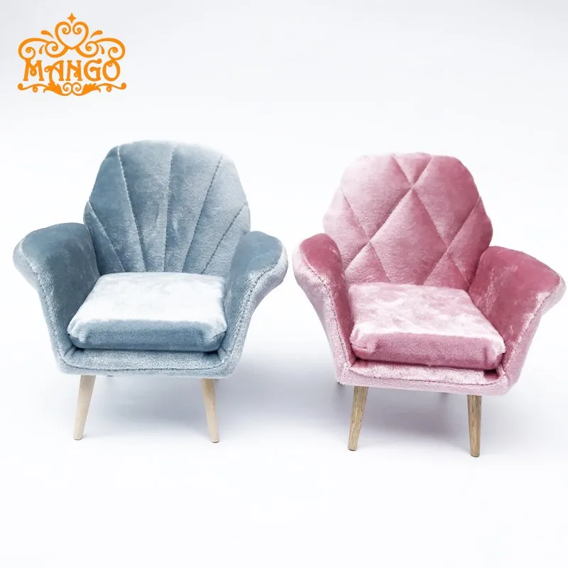 1/6 кукольный домик мебель для гостиной 2019 Новый Миниатюрный диван DIY игрушки мини