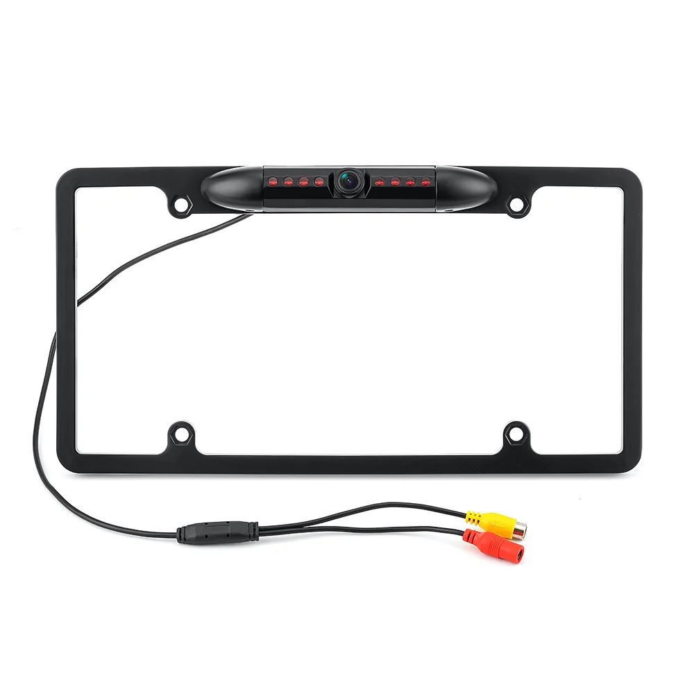 

Car License Plate Frame Rear View Camera Reverse Backup Camera HD IR Night Vision For Auto Car Reverse Backup View Parking