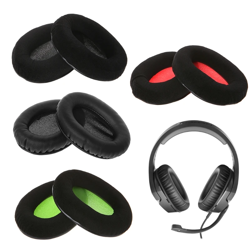 

Sponge Earpads Cushion Set For Kingston HSCD KHX-HSCP Hyperx Cloud II Headphones 77UA