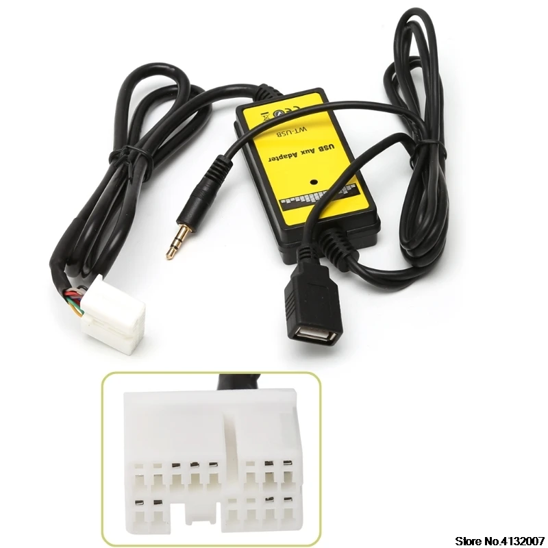 Автомобильный MP3 аудио интерфейс SD AUX USB кабель для передачи данных адаптер СD