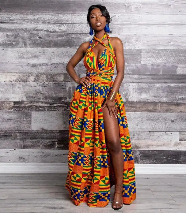 

Moda Elástica Vestido Maxi 2019 Notícias Longa Túnica Vestidos para Mulheres Roupas Riche Bazin Vestidos Dashiki Africano Festa