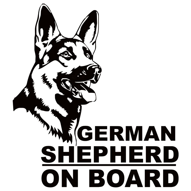 CS 825#16 6*15см наклейки на авто German Shepherd Немецкая овчарка водонепроницаемые машину