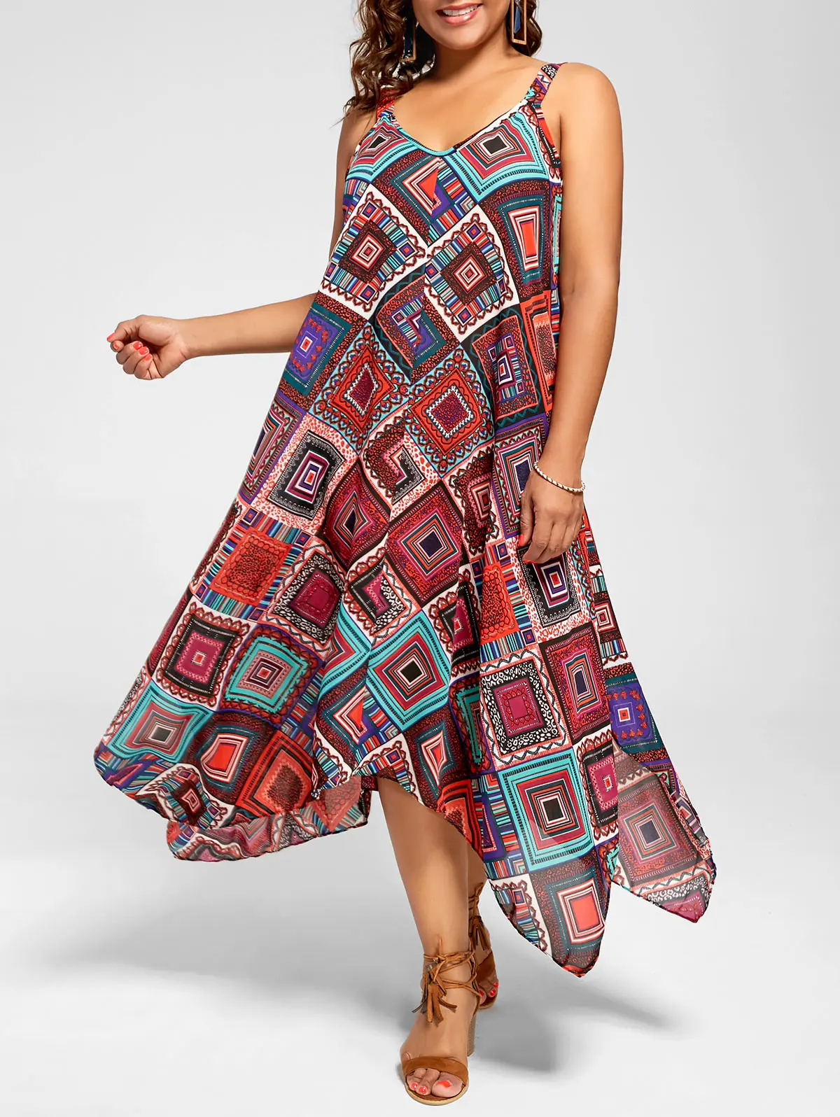 casual handkerchief dress