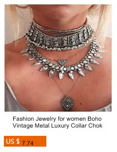 Choker Necklaces For Women Collier Femme Pendant Collar Statement Bijoux Fashion Jewelry Chocker Maxi Boho Vintage Necklace