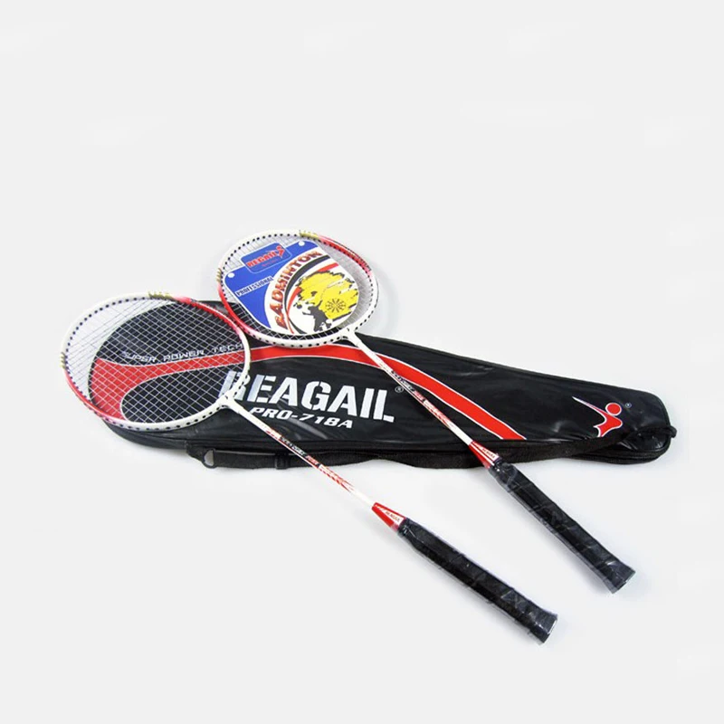1 Pair Duarable Badminton Racket Battledore Light Weight Fast Speed