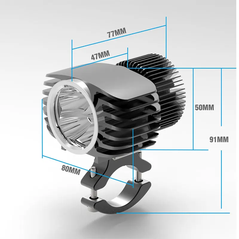 2 шт. 36 Вт 5600LM 12 v-72 v Белый Мотоцикл дальнего света фары фара головного света для XHP70 чип светодиодный лампы фары для мотоцикла