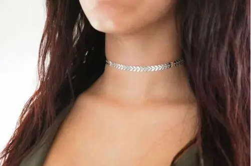 

xl 0163 2019 new fashion Chevron necklace attractive aircraft shape neck necklace bridesmaid jewelry accessories factory direct