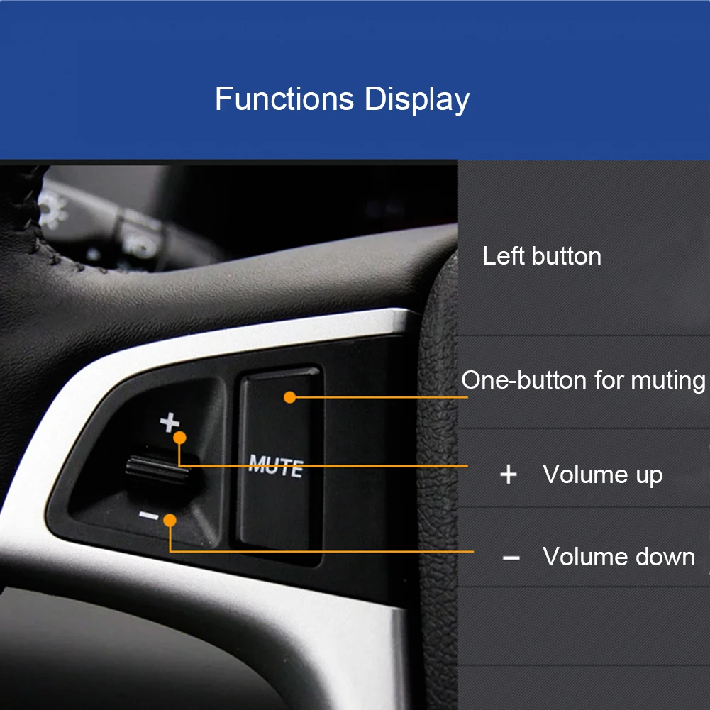 Многофункциональная кнопка рулевого колеса для hyundai VERNA, регулятор громкости звука, кнопка управления музыкой, переключатель с подсветкой
