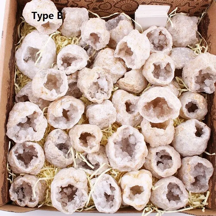 

Natural Agate Geode Crystal Hole Mineral Specimen Contains Clean Crystal Clusters Beautiful Stones and Crystals Agate Slice
