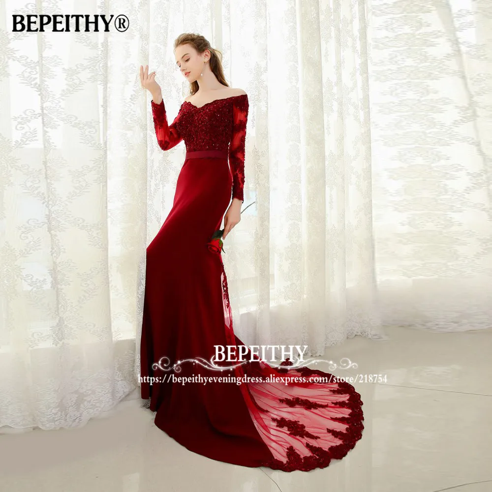 Vestido de festa Longo русалка кружевной Топ Лиф тонкая линия Длинные подружки невесты платья быстрой доставки очаровательные свадебные вечерние платья Новые