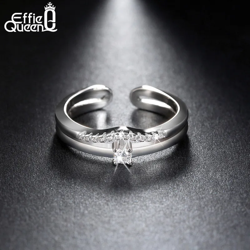 Женский Свадебный комплект из кольца и серебро 925 пробы|adjustable finger ring|finger ringrings for