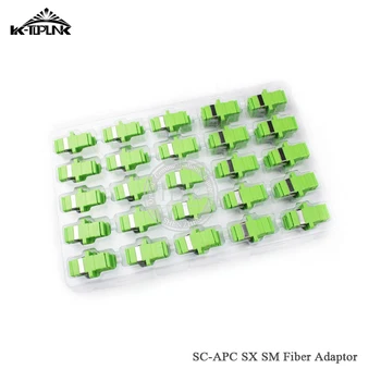 

200pcs/lot Free Shipping SC APC SM SX Fiber flange Adaptor single mode Adaptor APC Fiber Optic Adapter SC Flange Coupler